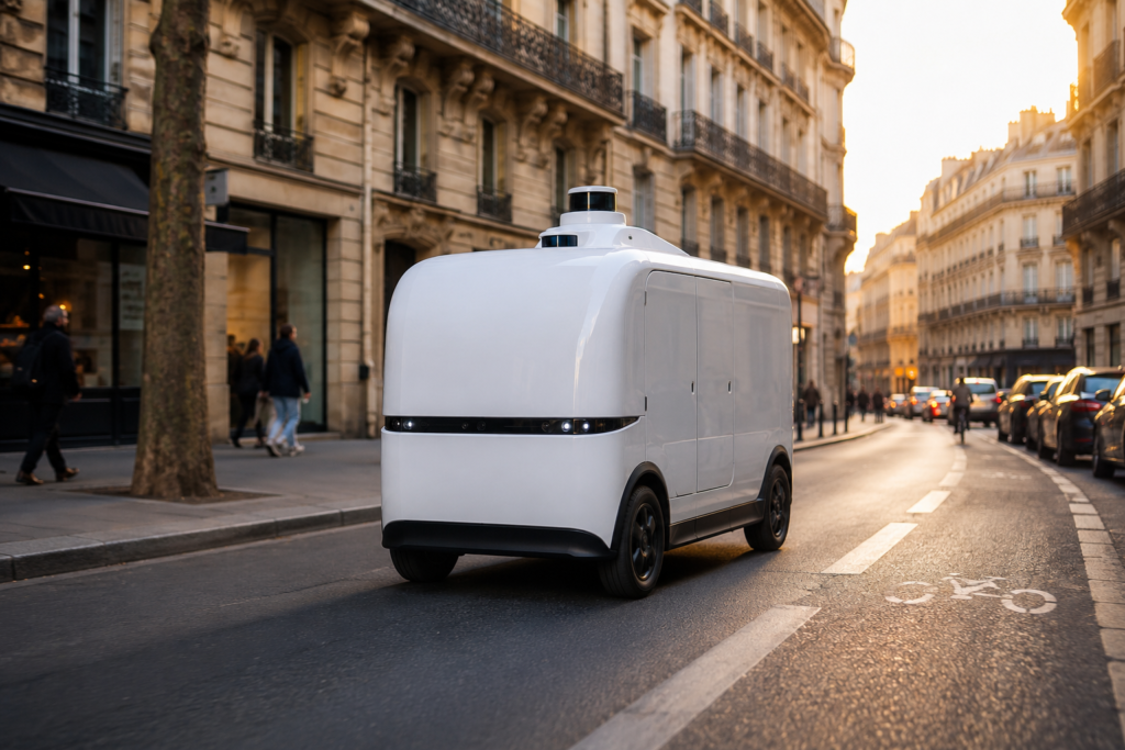 Robots livreurs : la France leur ouvre la route avant tout le monde